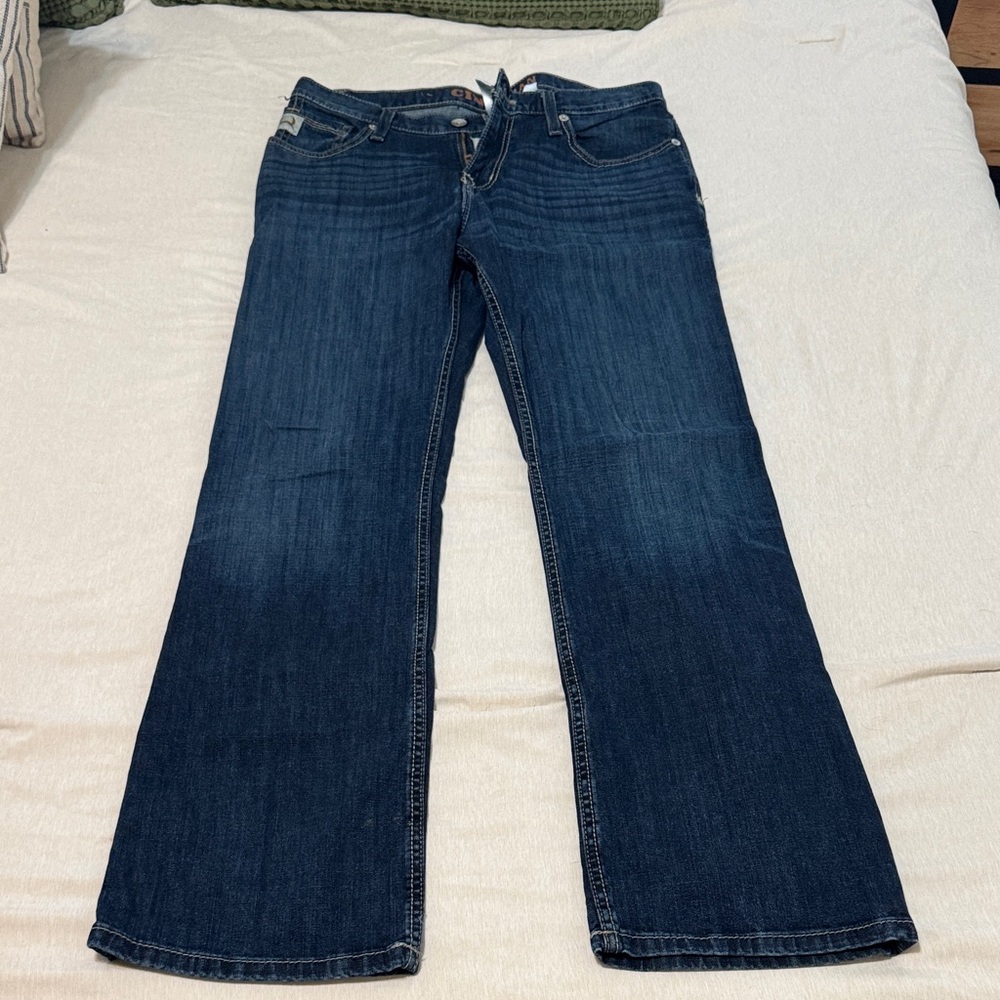 Cinch Men's Bootcut Jeans in Dark Blue